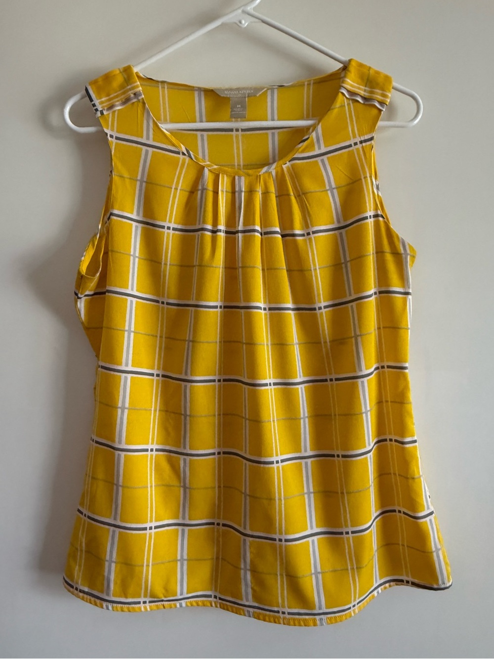 Banana Republic Plaid Sleeveless Top